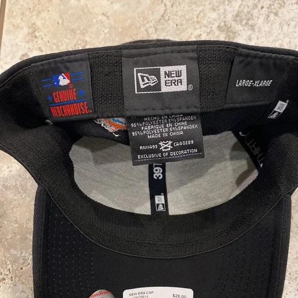 Men's New Era MLB 39Thirty Flex Fit Cap Miami Marlins Size Large/Extra Large - Picture 3 of 3